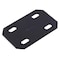 Hampton Hampton 1/8 in. H X 3 in. W X 4.75 in. L Black Steel Mending Plate 02-3411-503 - alternate 4